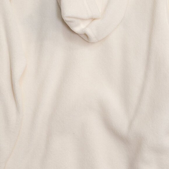 Disney Size XL Mickey Mouse Embroidered Hoodie Cream Pullover Fleece - Picture 7 of 8